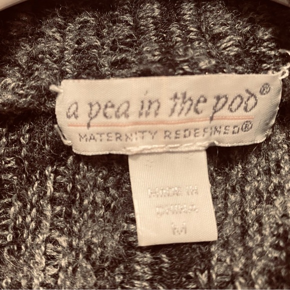 Pea in Pod Maternity Black Sweater - Size Medium - Picture 3 of 3